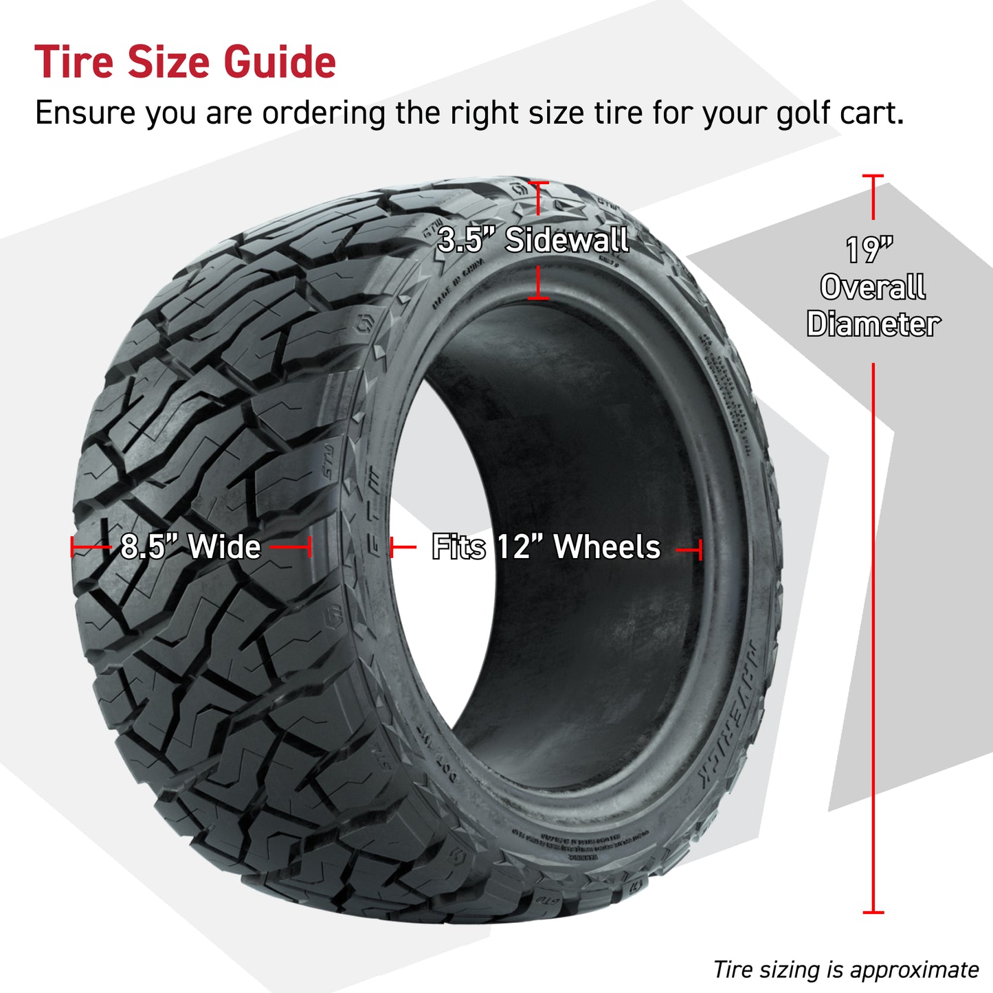 GTW Maverick Radial A/T Tire - 215/40-R12