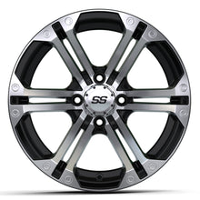14″ GTW® Specter Black with Machined Accents Wheel