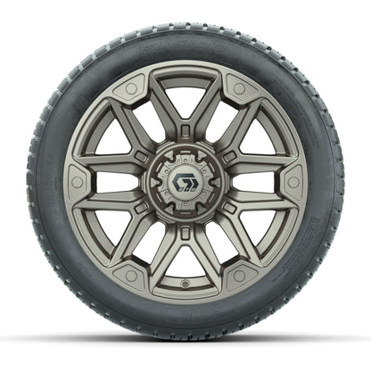 GTW® Graffiti Satin Bronze 14 in Wheels with 205/30-14 Fusion Street Tires – Full Set