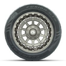 GTW® Barricade Bronze 14 in Wheels with 255/45-R14 Fusion GTR Steel Belt Radial Street Tires – Full Set