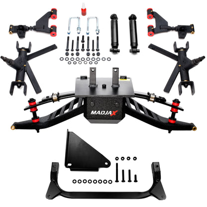4" MadJax King XD Lift Kit for Yamaha G29/Drive & Drive2 with Solid/Fixed Rear Axle