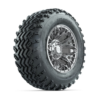 GTW Stellar Chrome 12 in Wheels with 23x10.00-12 Rogue All Terrain Tires - Full Set