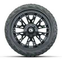 GTW Stellar Matte Black 14 in Wheels with 23x10.00-R14 Maverick All-Terrain Tires – Full Set