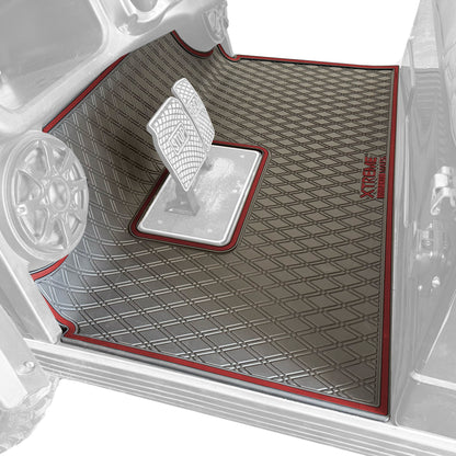 Xtreme Floor Mats for Evolution Forester 2023-Up - Black/Flamenco Red