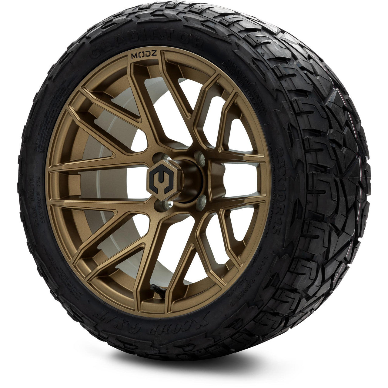 MODZ® 15" Matrix Matte Bronze Wheels & Off-Road Tires Combo