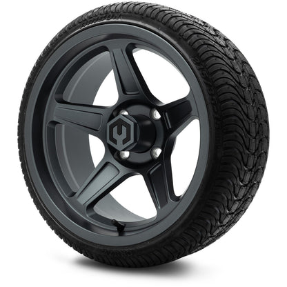 MODZ® 15" Drift Gunmetal Wheels & Street Tires Combo