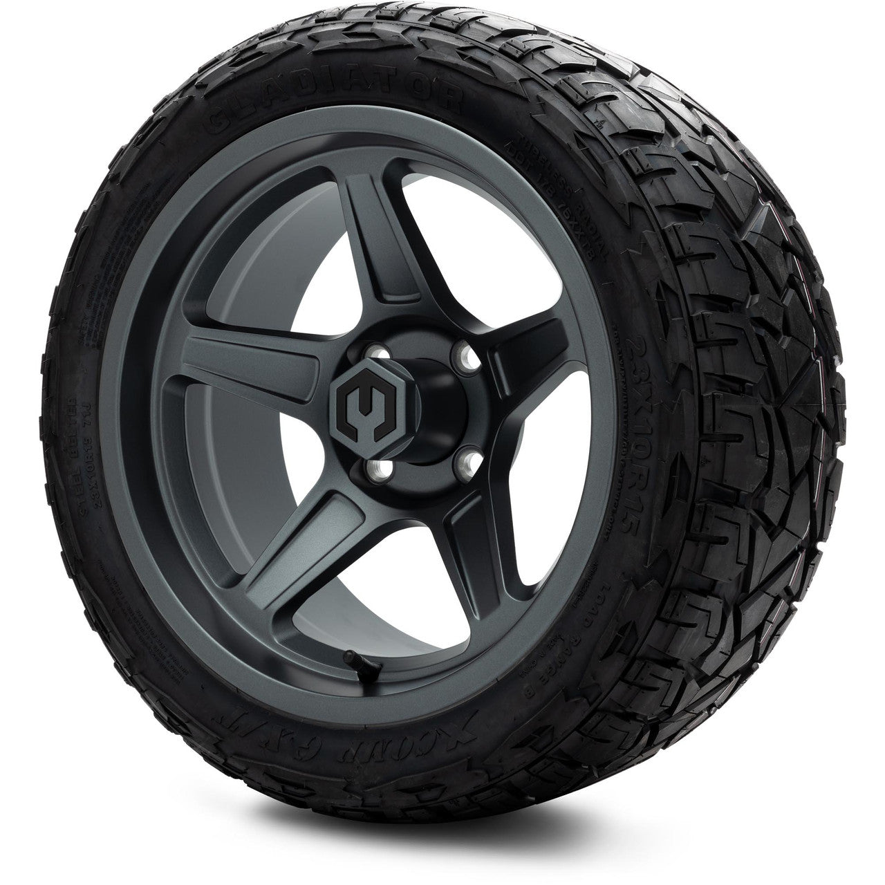 MODZ® 15" Drift Gunmetal Wheels & Off-Road Tires Combo