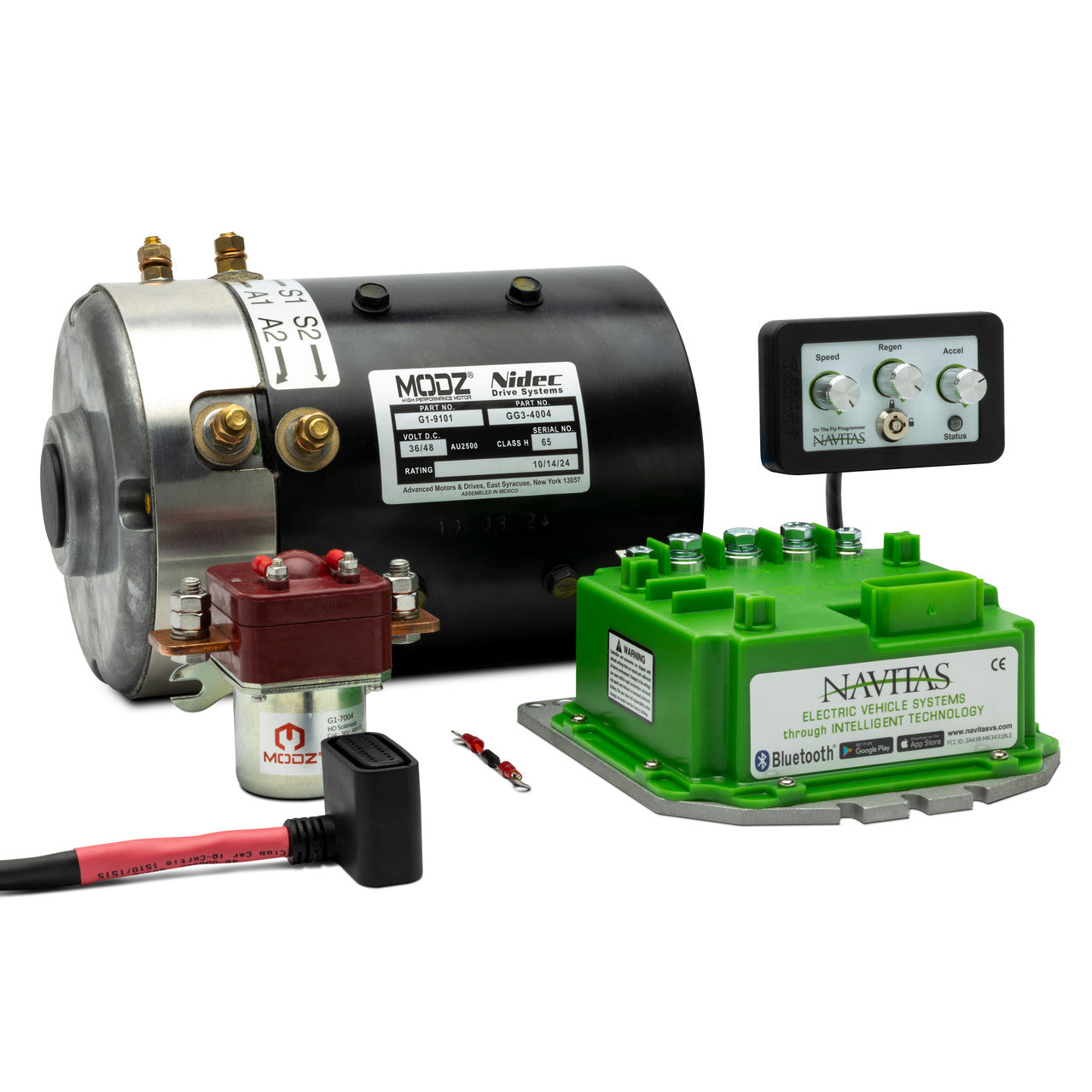 MODZ® Club Car IQ Regen High Speed DC Motor and 440A Navitas Controller Bundle