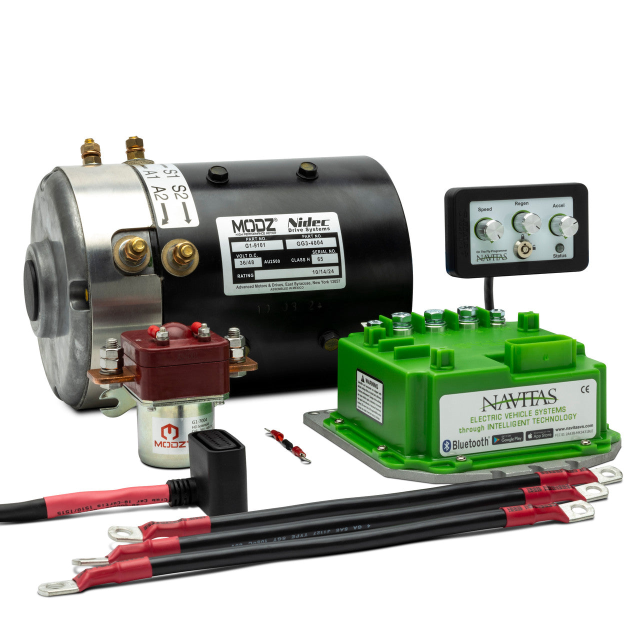 MODZ® Club Car IQ Regen High Speed DC Motor and 440A Navitas Controller Bundle