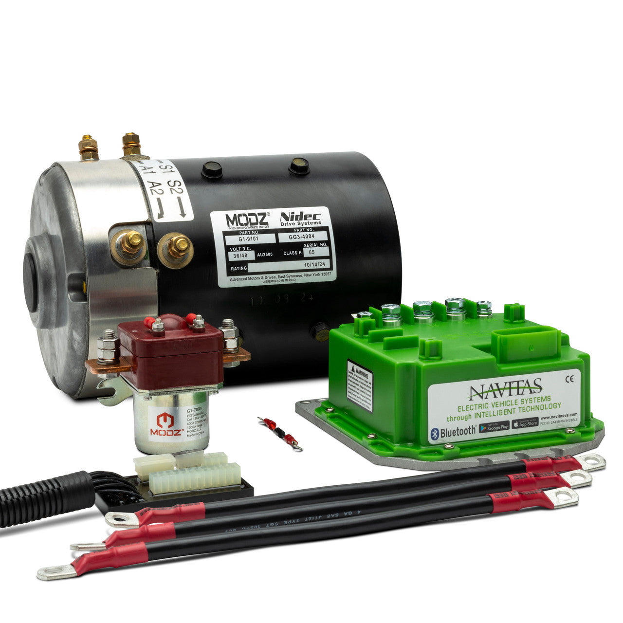 MODZ® Club Car IQ Regen High Speed DC Motor and 600A Navitas Controller Bundle