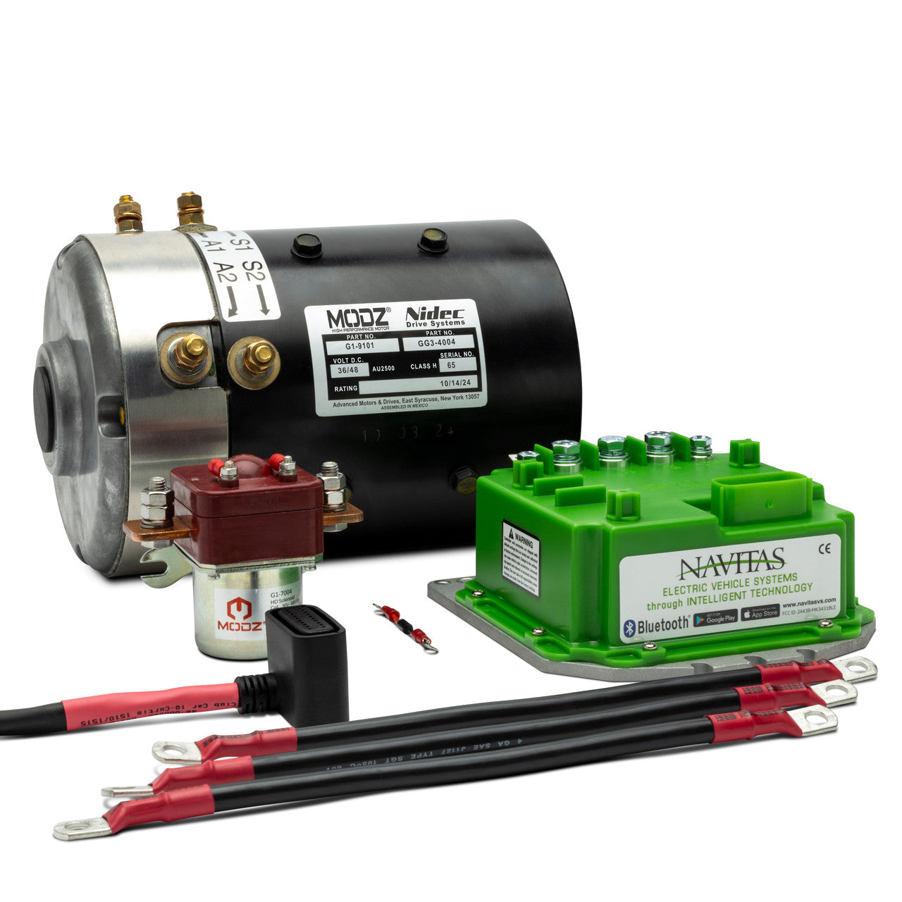 MODZ® Club Car IQ Regen High Speed DC Motor and 600A Navitas Controller Bundle