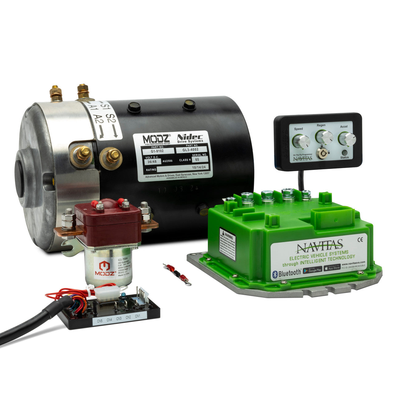 MODZ® EZGO Series High Speed DC Motor and 440A Navitas Controller Bundle