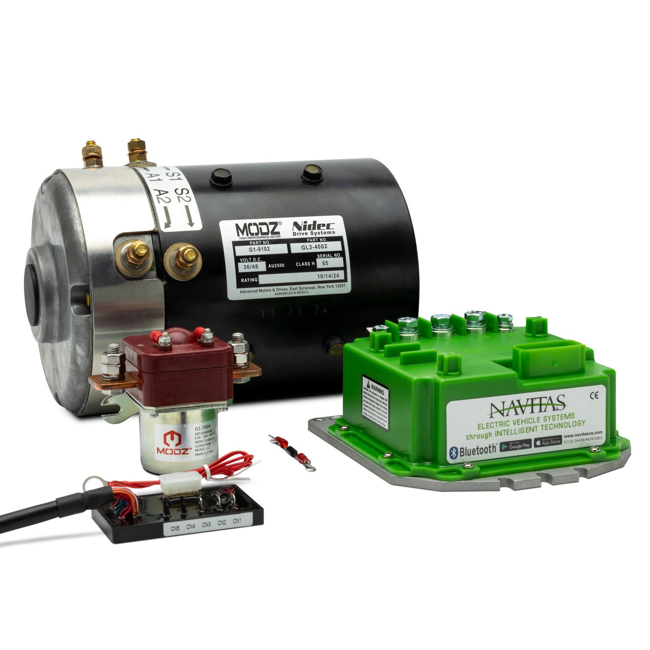 MODZ® EZGO Series High Speed DC Motor and 600A Navitas Controller Bundle