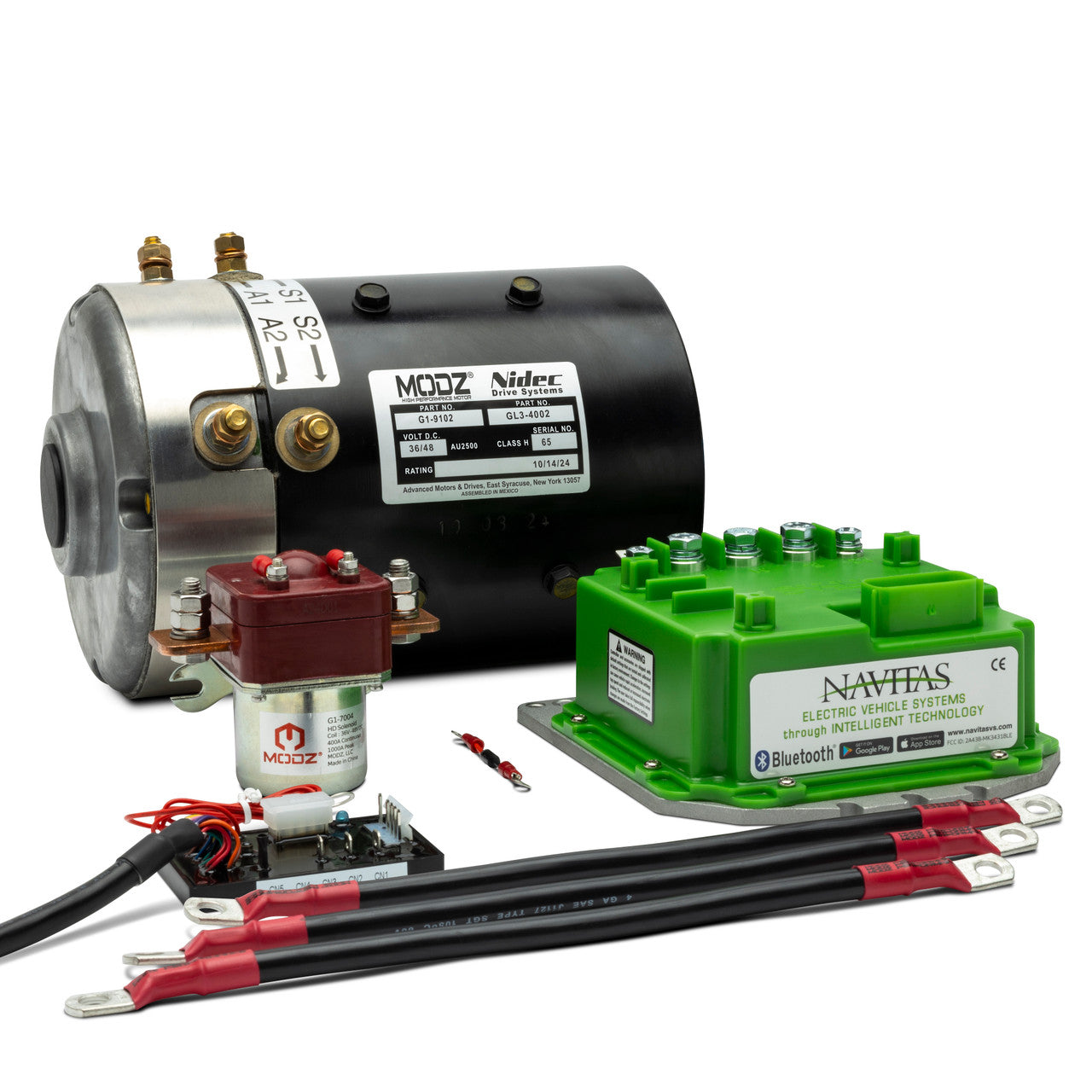 MODZ® EZGO Series High Speed DC Motor and 600A Navitas Controller Bundle