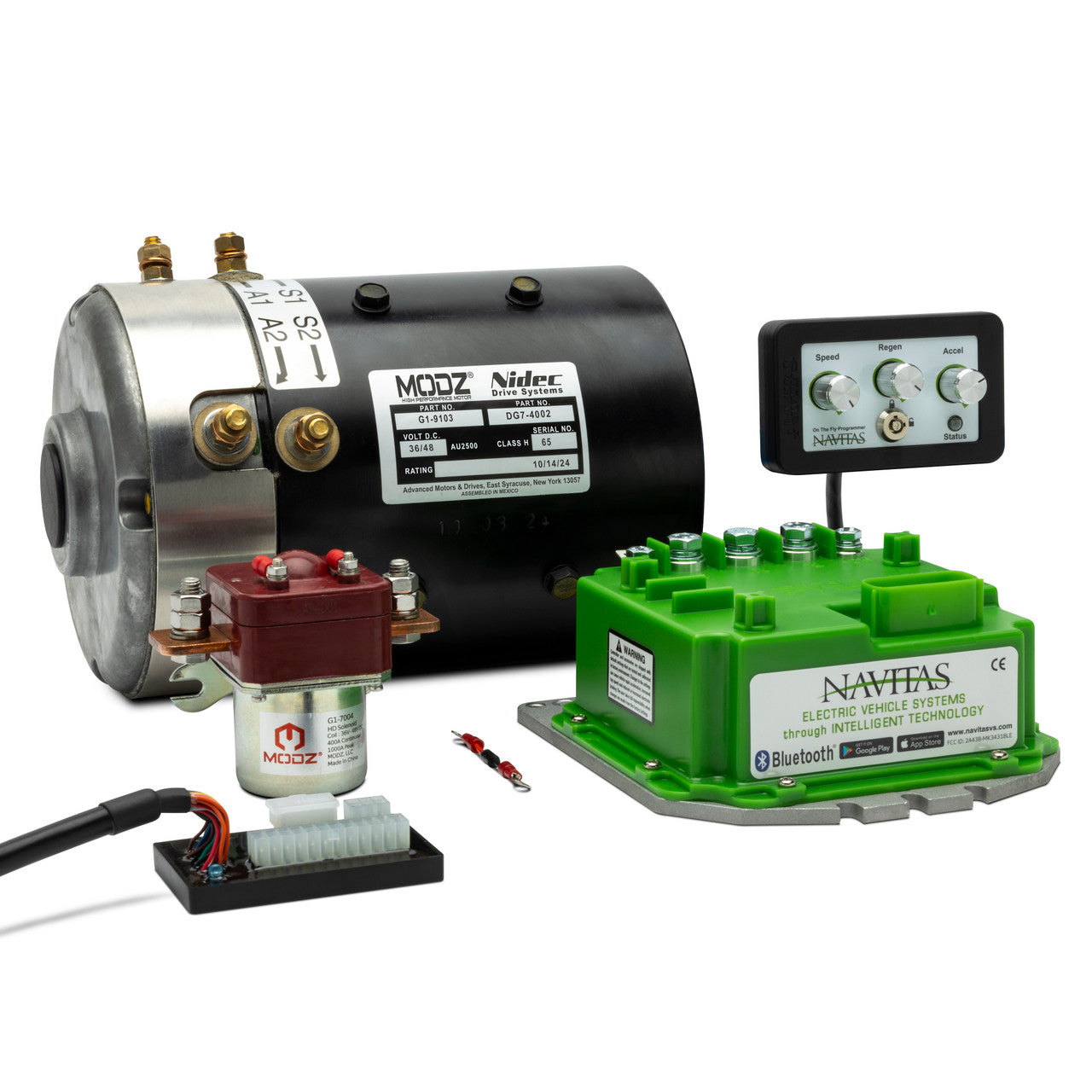MODZ® EZGO Regen High Speed DC Motor and 440A Navitas Controller Bundle