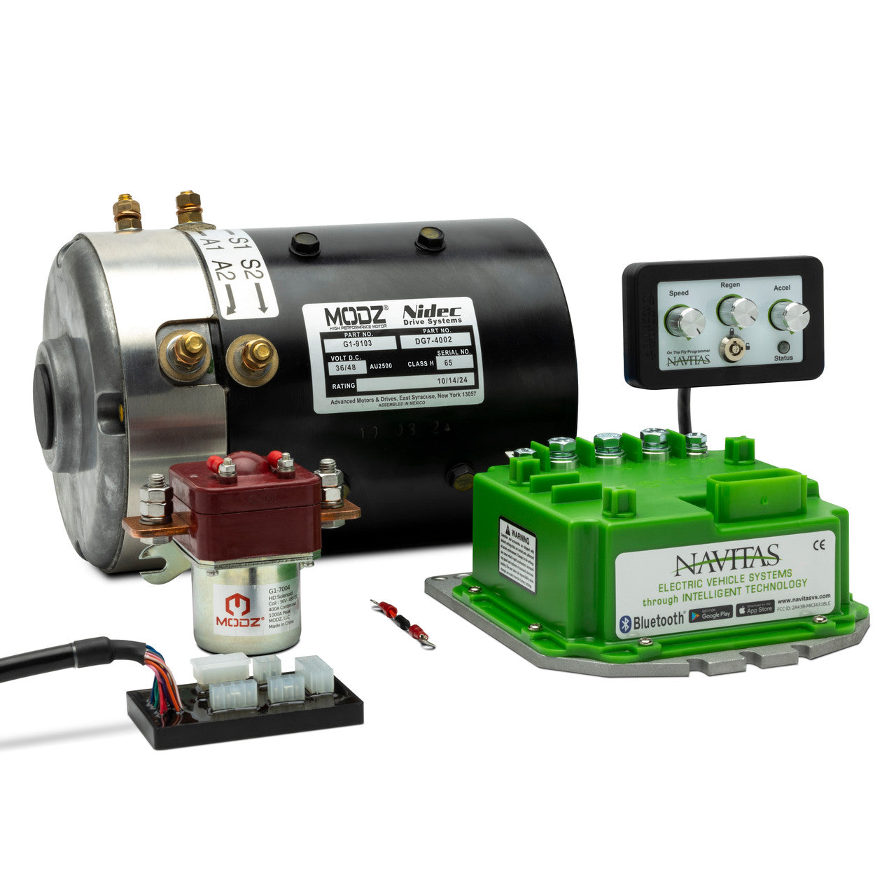 MODZ® EZGO Regen High Speed DC Motor and 600A Navitas Controller Bundle