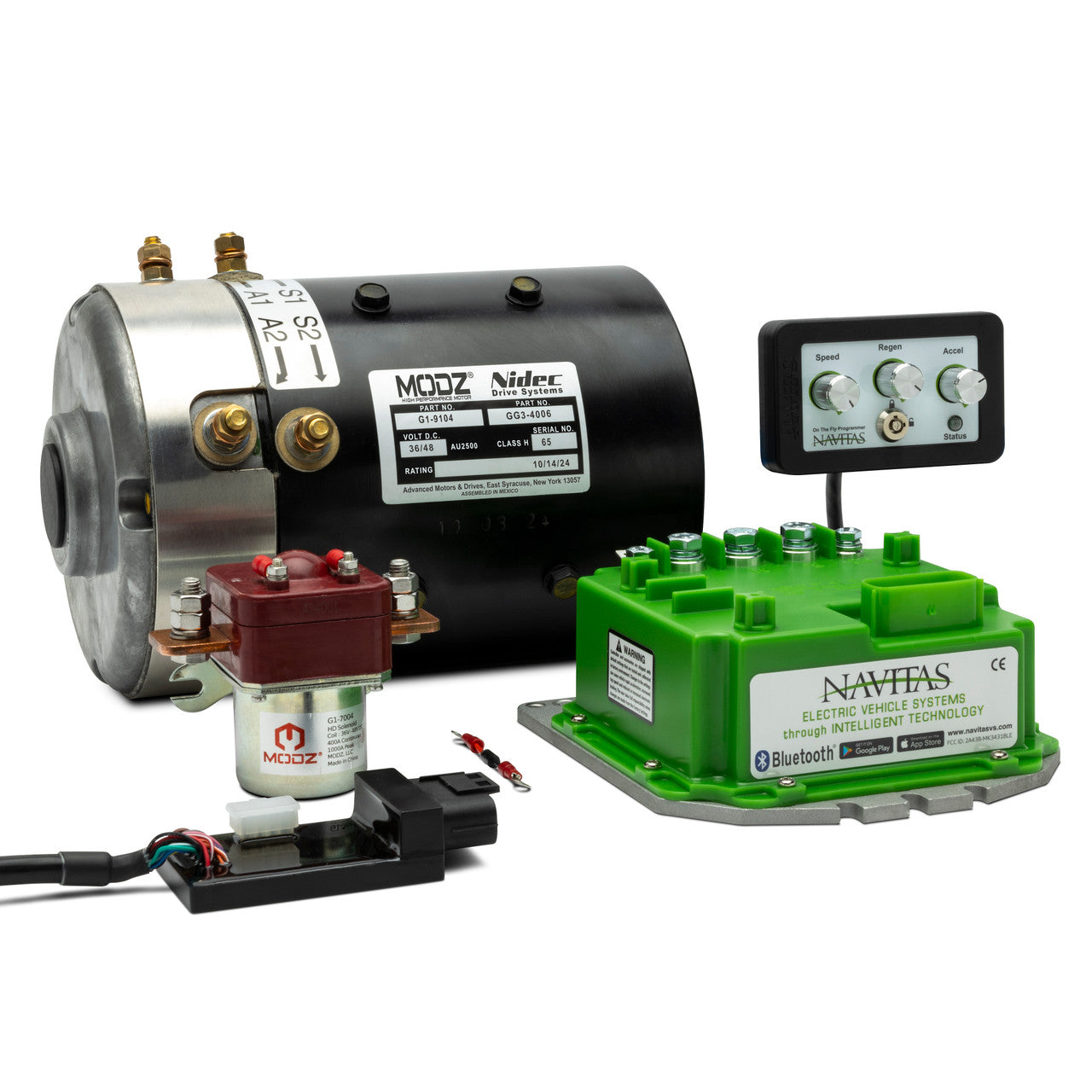 MODZ® Yamaha G19/G22/G29 Drive/Drive2 High Speed DC Motor and 440A Navitas Controller Bundle