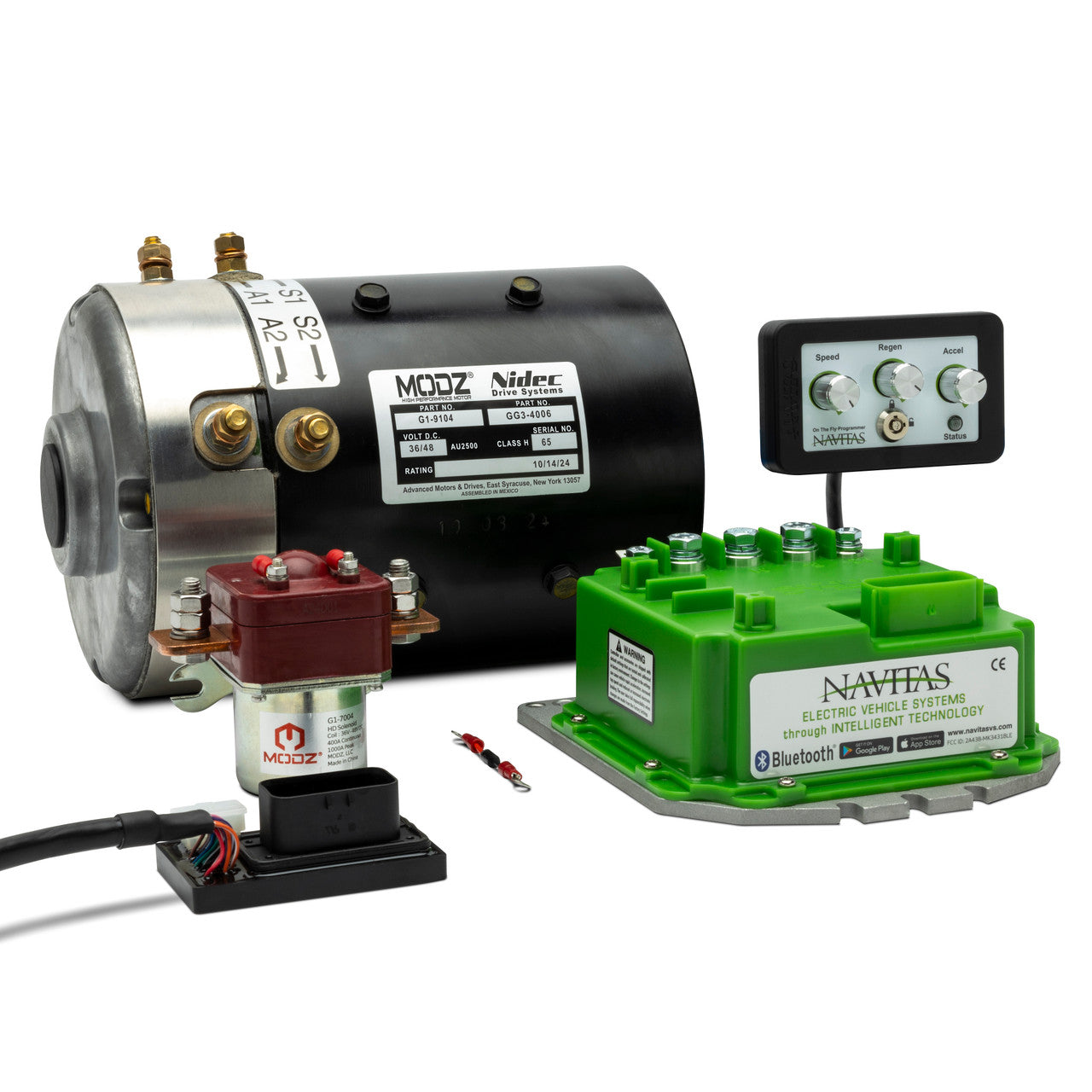 MODZ® Yamaha G19/G22/G29 Drive/Drive2 High Speed DC Motor and 600A Navitas Controller Bundle