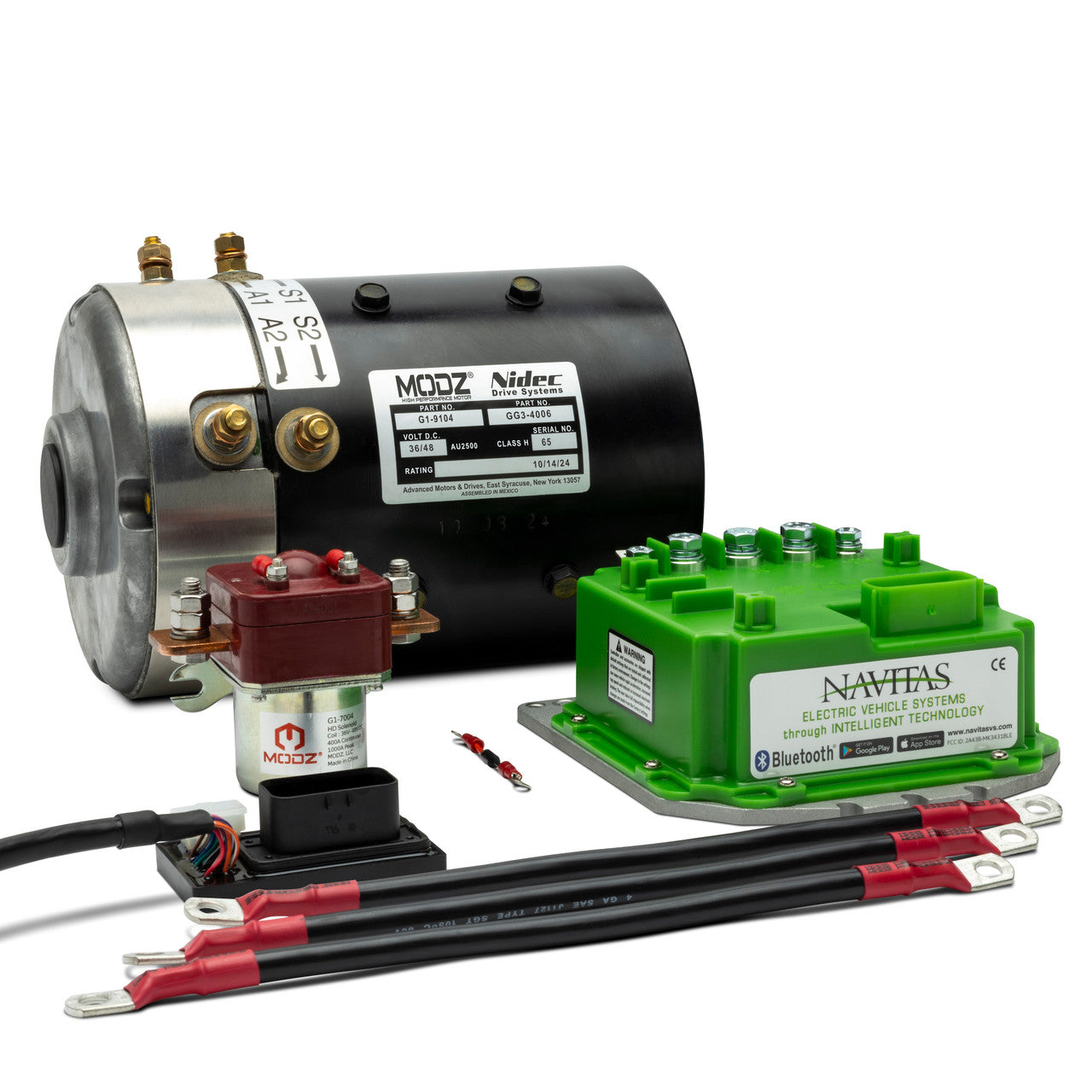 MODZ® Yamaha G19/G22/G29 Drive/Drive2 High Speed DC Motor and 600A Navitas Controller Bundle