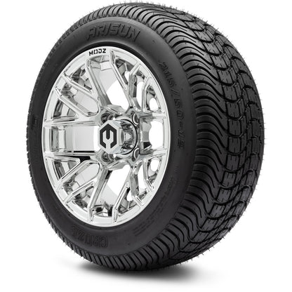 MODZ® 12" Matrix Chrome Wheels & Street Tires Combo