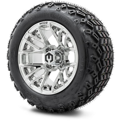 MODZ® 12" Matrix Chrome Wheels & Off-Road Tires Combo