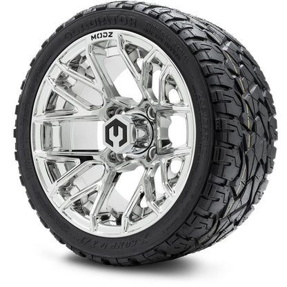 MODZ® 12" Matrix Chrome Wheels & Off-Road Tires Combo