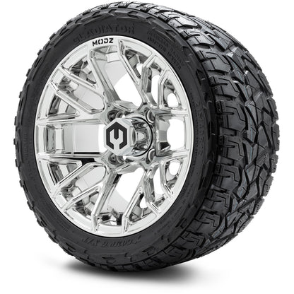 MODZ® 12" Matrix Chrome Wheels & Off-Road Tires Combo