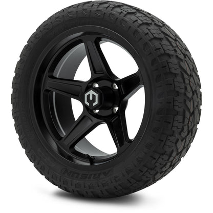 MODZ® 15" Drift Matte Black Wheels & Off-Road Tires Combo