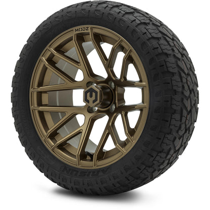 MODZ® 15" Matrix Matte Bronze Wheels & Off-Road Tires Combo