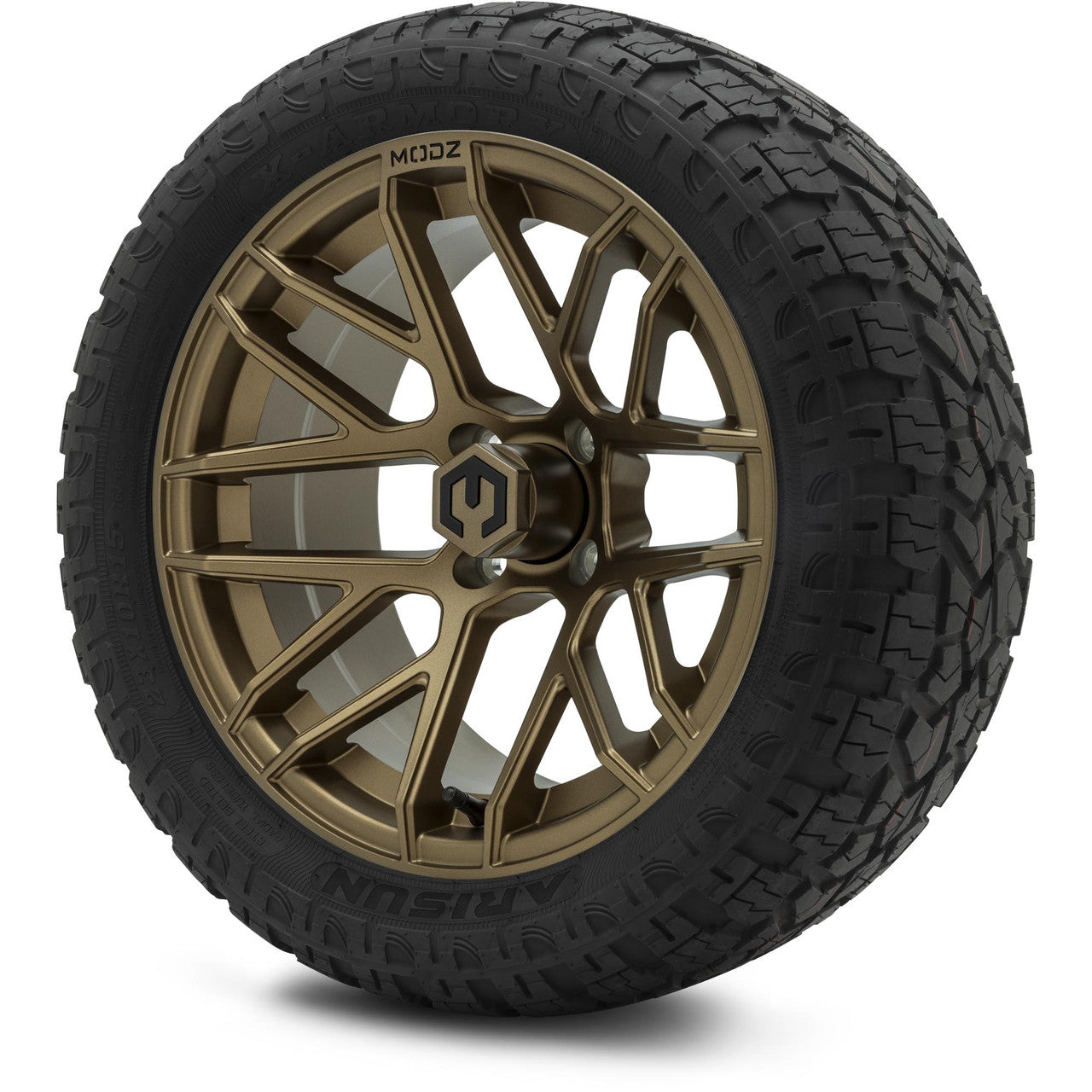 MODZ® 15" Matrix Matte Bronze Wheels & Off-Road Tires Combo