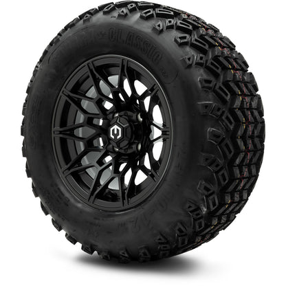 MODZ® 12" Galaxy Matte Black Wheels & Off-Road Tires Combo