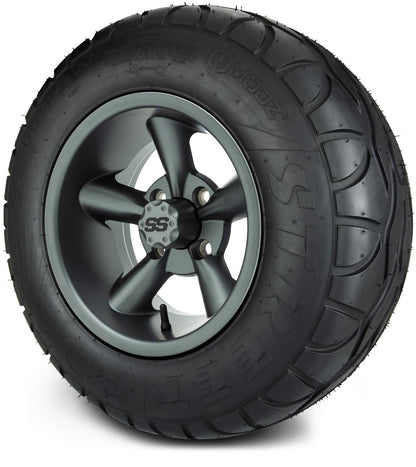 MODZ® 12" Godfather Gunmetal Wheels & Street Tires Combo