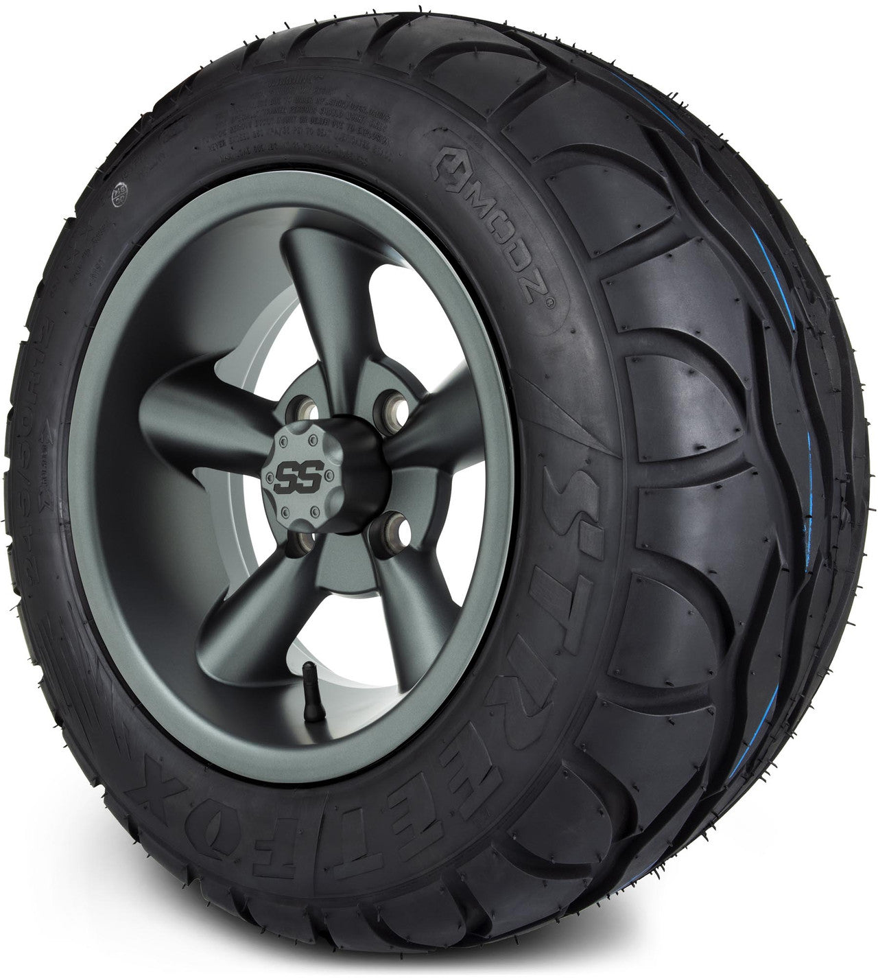 MODZ® 12" Godfather Gunmetal Wheels & Street Tires Combo