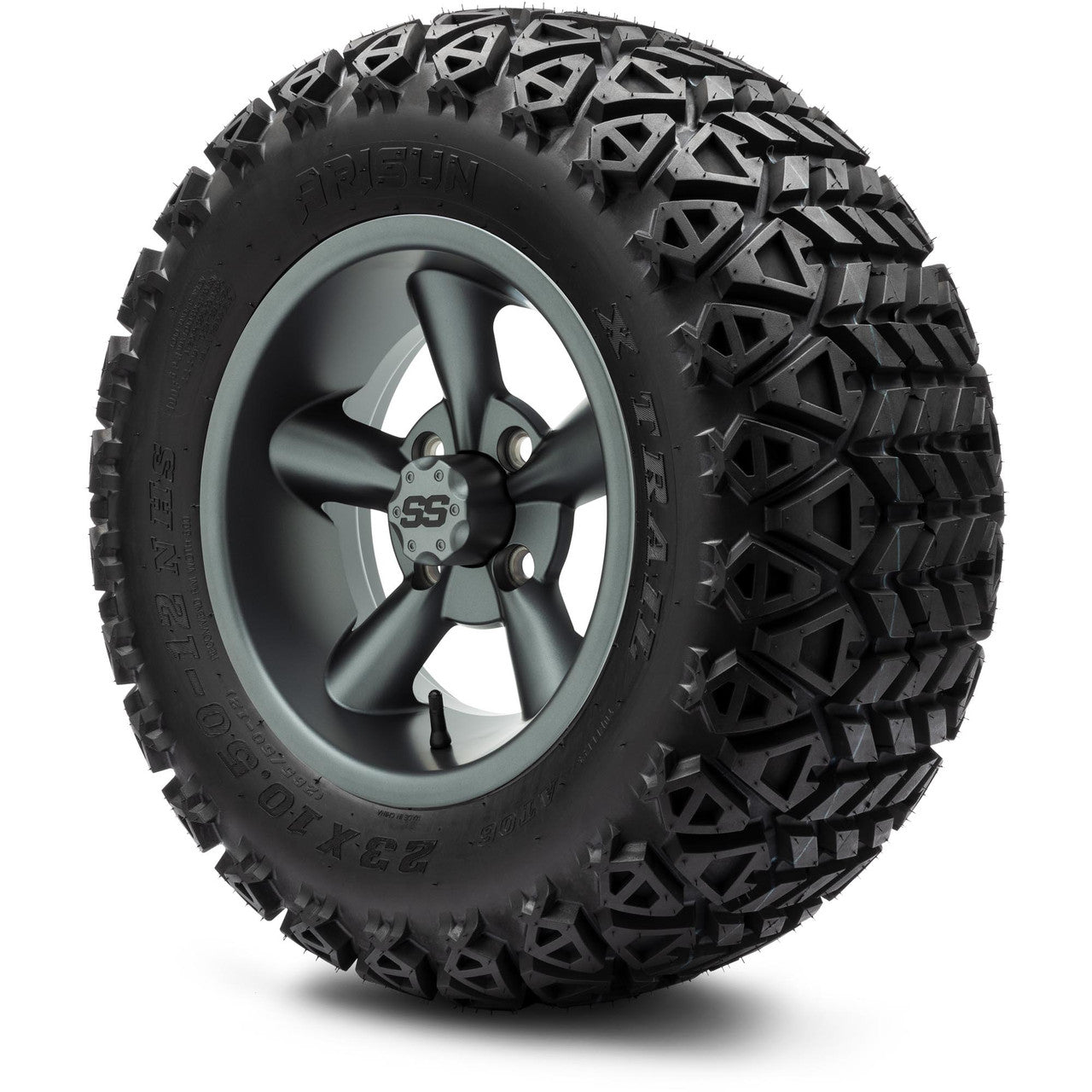 MODZ® 12" Godfather Gunmetal Wheels & Off-Road Tires Combo