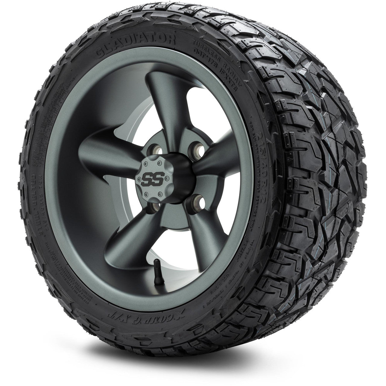 MODZ® 12" Godfather Gunmetal Wheels & Off-Road Tires Combo