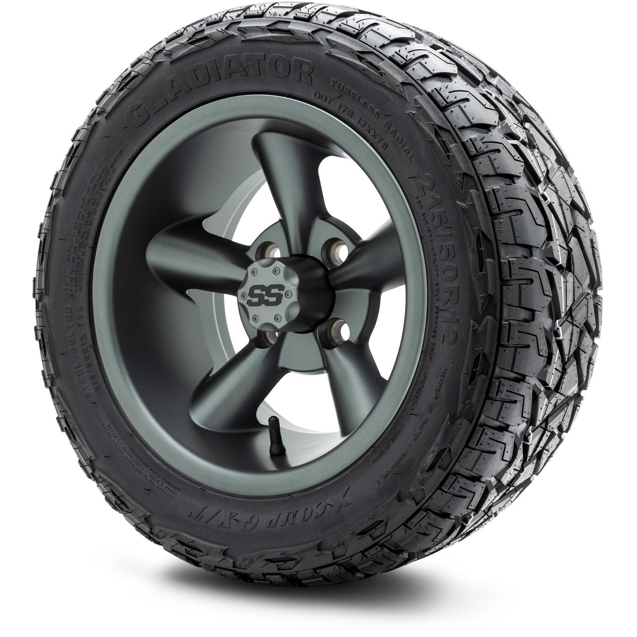 MODZ® 12" Godfather Gunmetal Wheels & Off-Road Tires Combo