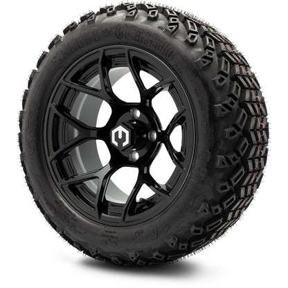 MODZ® 14" Renegade Glossy Black Wheels & Off-Road Tires Combo