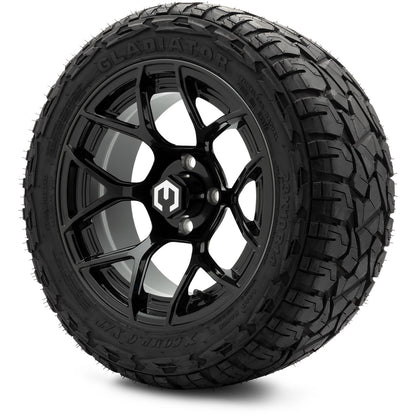 MODZ® 14" Renegade Glossy Black Wheels & Off-Road Tires Combo