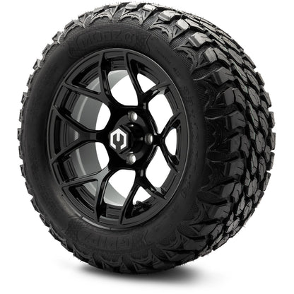 MODZ® 14" Renegade Glossy Black Wheels & Off-Road Tires Combo