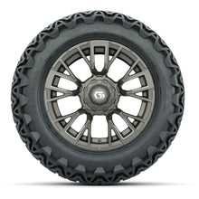 GTW® Vandal Satin Bronze/Machined 14 in Wheels with 23x10-14 Predator All-Terrain Tires – Full Set