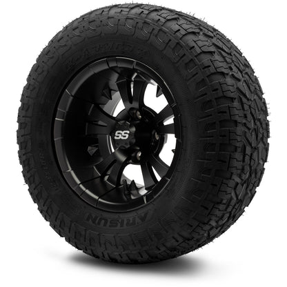 MODZ® 12" Vampire Matte Black Wheels & Off-Road Tires Combo