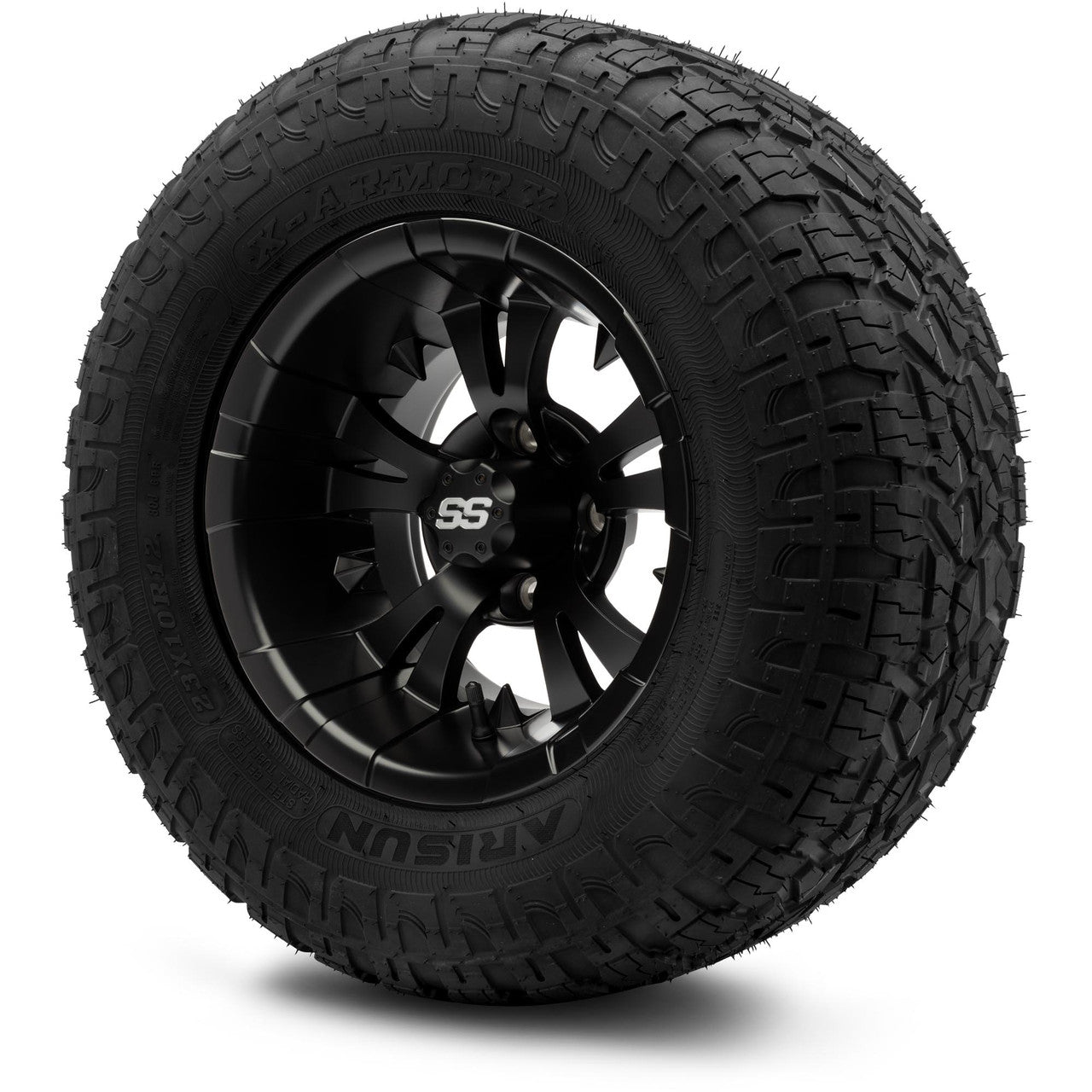 MODZ® 12" Vampire Matte Black Wheels & Off-Road Tires Combo