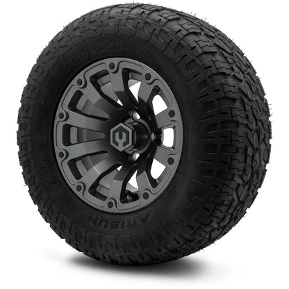 MODZ® 12" Bomber Matte Gunmetal Wheels & Off-Road Tires Combo