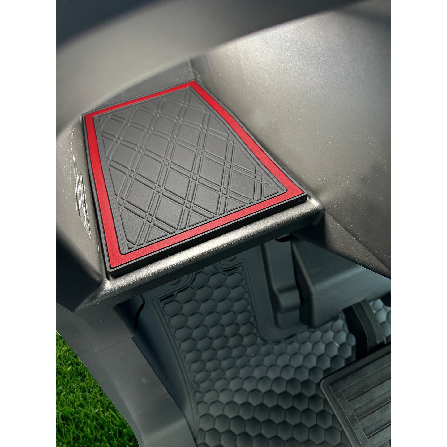 Xtreme Dash Mats for EZGO RXV 2024-Up - Black/Red
