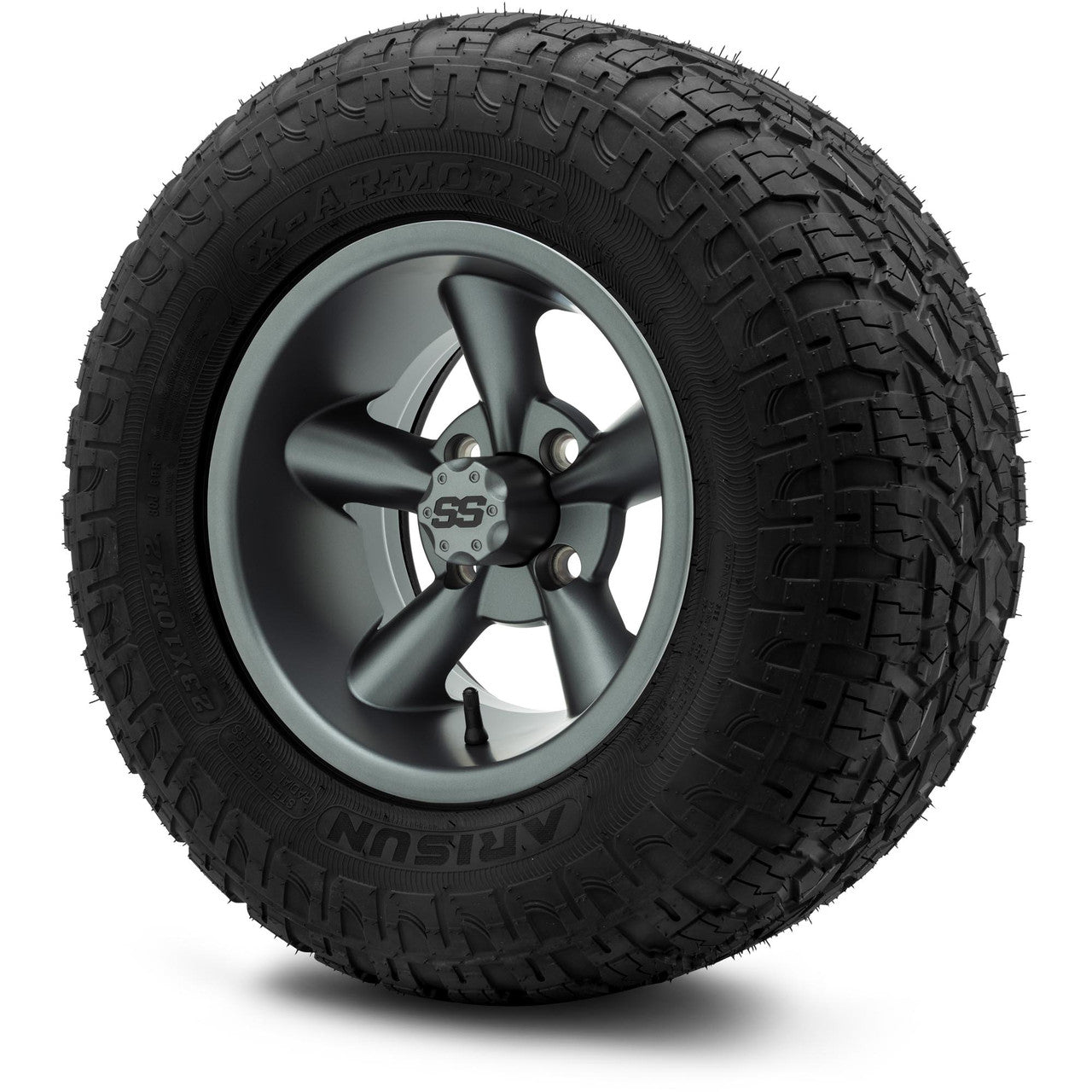 MODZ® 12" Godfather Gunmetal Wheels & Off-Road Tires Combo