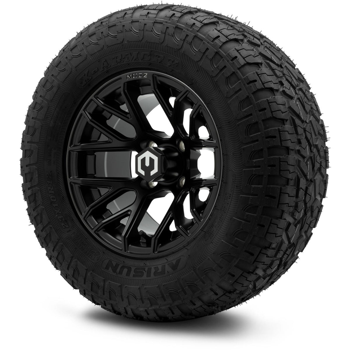 MODZ® 12" Matrix Matte Black Wheels & Off-Road Tires Combo