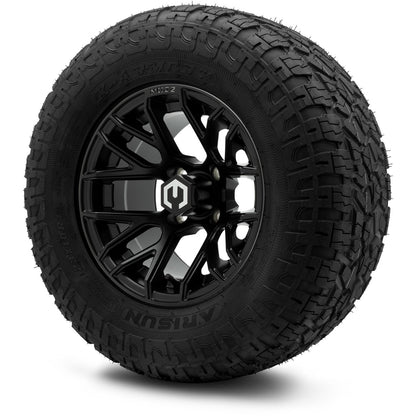 MODZ® 12" Matrix Matte Black Wheels & Off-Road Tires Combo