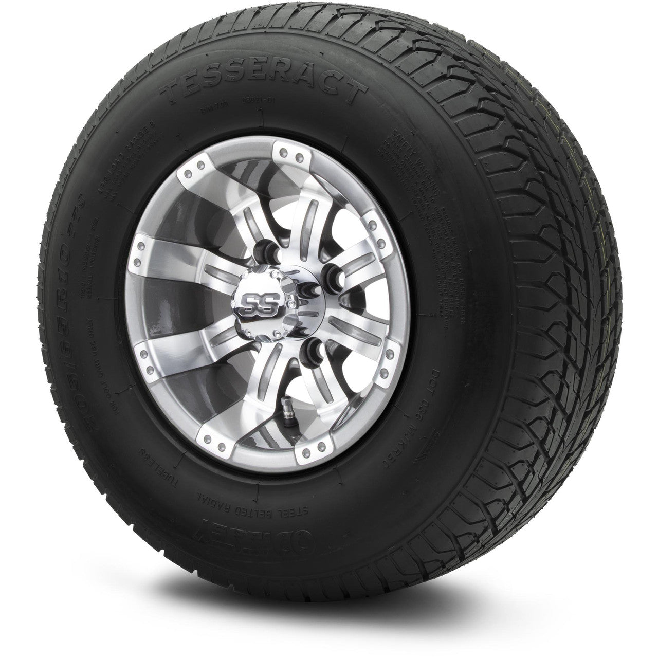 MODZ® 10" Tempest Gunmetal Wheels & Street Tires Combo