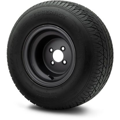 MODZ® 10" Steel Matte Black Wheels & Street Tires Combo