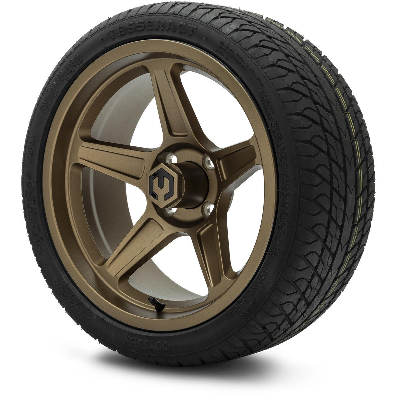 MODZ® 15" Drift Matte Bronze Wheels & Street Tires Combo
